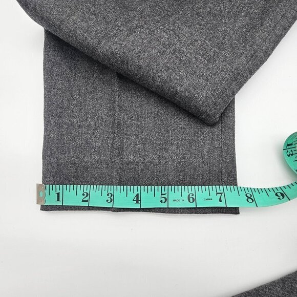 Pino Women's Charcoal Pure Virgin Wool High-rise Dress Pants/Trousers, XS-S - Picture 14 of 17